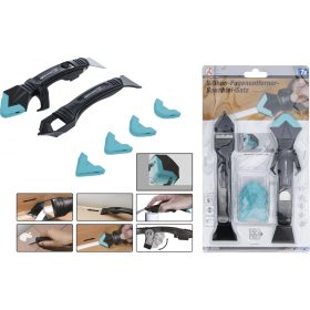   BGS DIY Sada prípravkov na odstránenie silikonových špár a stierky | 7-dielna (BGS 85209)