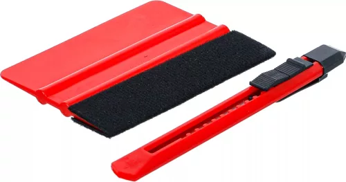BGS DIY Sada plastových stierok | na fólie | s filcovou hranou | 2 ks. (85215)
