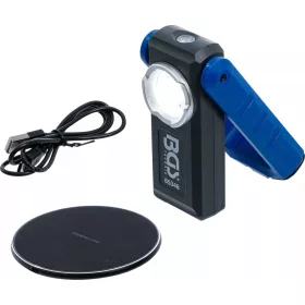   BGS technic Dielenské svietidlo COB LED s magnetom a háčikom | skladacie | s funkciou bezdrôtového nabíjania (85348)