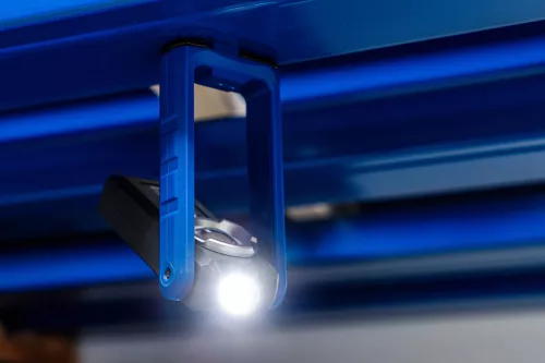 BGS technic Dielenské svietidlo COB LED s magnetom a háčikom | skladacie | s funkciou bezdrôtového nabíjania (85348)