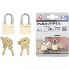   BGS DIY Súprava zámkov na batožinu | 15 mm | 2 ks (BGS 85808)