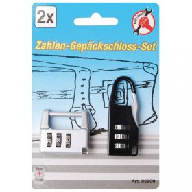   BGS DIY Súprava číslicových zámkov na batožinu | 2 ks (BGS 85809)