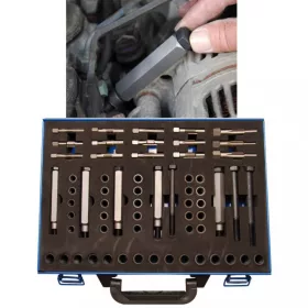   BGS technic Súprava na opravu závitov žhaviacich sviečok | M8 - M9 - M10 - M12 (BGS 8653)