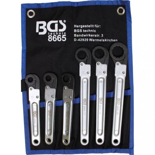 BGS technic Súprava račňových kľúčov na potrubie | 6 ks (BGS 8665)