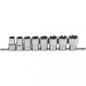   BGS technic Súprava nástrčných hlavíc T-profil Plus (pre Torx Plus) | 12,5 mm (1/2") | 18EP - 32EP | 8 ks (BGS 8806)