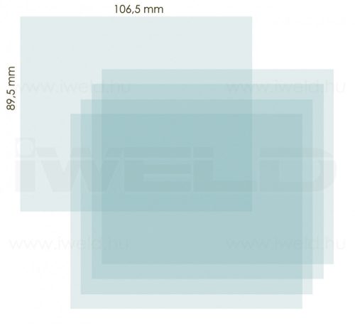 IWELD PANTHER DIGITAL 5.1 vnútorné ochranné plexi 106,5x89,5mm (8PNTHR51INNCL)