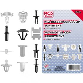   BGS technic Súprava plastových príchytiek čalúnenia pre vozidlá Mercedes Benz | 270 ks (BGS 9043)