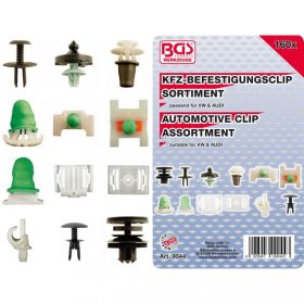   BGS technic Súprava plastových príchytiek čalúnenia pre vozidlá Audi a VW | 160 ks (BGS 9044)