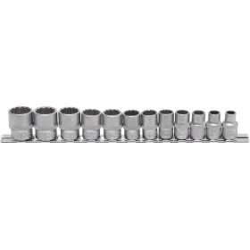   BGS technic Súprava nástrčných dvanásťhranných hlavíc | 10 mm (3/8") | 8 - 19 mm | 12 ks (BGS 9105)