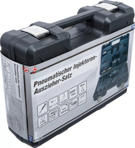 BGS DIY Sada sťahovákov pneumatických vstrekovačov | 21-dielna (91120)