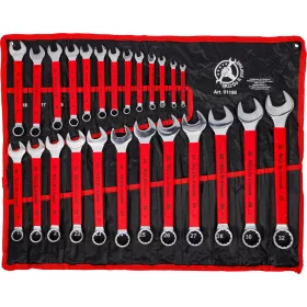   BGS DIY Sada očkoplochých kľúčov s protišmykovou rukoväťou, 6 – 32 mm, 25 dielov (91198)