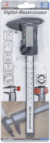 BGS DIY Digitálne posuvné meradlo | 150 mm (BGS 91931)