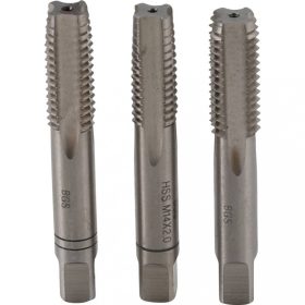   BGS technic Súprava závitníkov |Úvodný, stredný a konečný | HSS-G | M14 x 2.0 | 3-dielna (BGS 927)