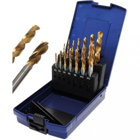   BGS technic Súprava vrtákov a závitníkov, HSS | titanové | 2.5-10.2 mm | M3-M12 | 14 ks (BGS 9296)