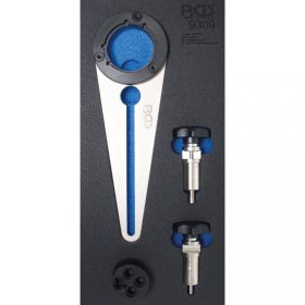   BGS technic Sada držiakov a nástroje pre otáčanie remenice pre kľukovú hriadeľ | pre BMW 2.5D (BGS 9309)