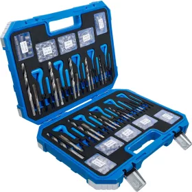   BGS technic Sada na opravu závitov, metrické a palcové rozmery, M5 – M12, 1/4" – 1/2", 320 dielov (9483)