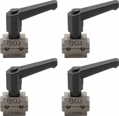 BGS technic Sada objímok pre brzdové vedenia | 4,75 mm (3/16") | 4-dielna (BGS 9533-1)