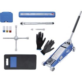   BGS technic Sada na výmenu kolies s pojazdným zdvihákom 2,5 t | 10-dielna (BGS 9681)