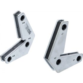   BGS technic Sada pomocných magnetov na zváranie uhlov | tvar L | 2-dielna (BGS 9684)