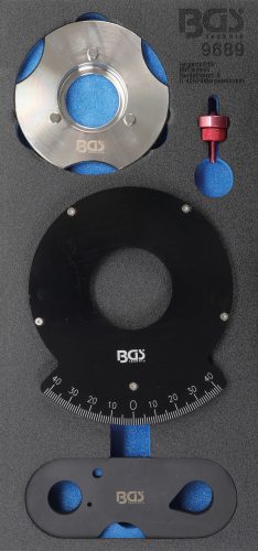 BGS technic Vložka do dielenského vozíka 1/3: súprava náradia na skúšku rozvodovej reťaze | pre VAG 1,2 / 1,4 TFSi | 4-dielna (BGS 9689)