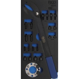   BGS technic Vložka do dielenského vozíka 1/3: súprava náradia k pridržovaniu vačkových hriadelí | pre VAG (BGS 9696)