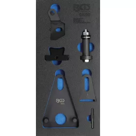   BGS technic Vložka do dielenského vozíka 1/3: sada nástrojov na blokovanie zotrvačníka / remenice pre kľukový hriadeľ a na rezanie čelného krytu | pre Renault, Nissan (BGS 9699)