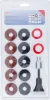 BGS technic Sada brúsiek na náboje kolies | pre rozperné skrutky a čapy matíc kolies | 14-dielna (BGS 9736)
