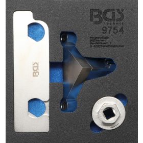   BGS technic Vložka do dielenského vozíka 1/6: súprava náradia na nastavenie motora | pre Opel, Saab, Buick, Cadillac, Chevrolet 2.8L / 3.6L V6 (BGS 9754)