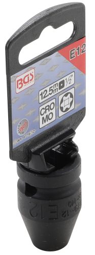 BGS technic Silová nástrčná hlavica E-profil | 12,5 mm (1/2") | E12 (BGS 9779-12)