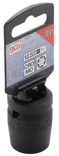 BGS technic Silová nástrčná hlavica E-profil | 12,5 mm (1/2") | E22 (BGS 9779-22)