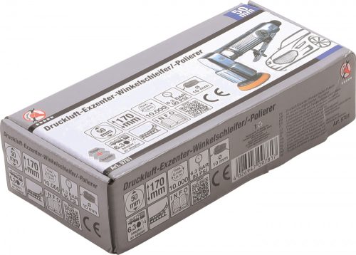 BGS DIY Pneumatická uhlová brúska/leštička (BGS 9781)