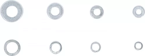 BGS DIY Sada pružných podložiek, Ø 4 - 8 mm, 250 kusov (BGS 98073)
