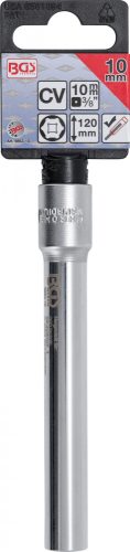BGS technic Nástrčná hlavica šesťhranná, extra predĺžená | 10 mm (3/8") | 10 mm (BGS 9863-10)