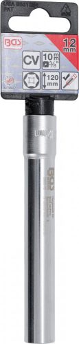 BGS technic Nástrčná hlavica šesťhranná, extra predĺžená | 10 mm (3/8") | 12 mm (BGS 9863-12)