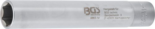 BGS technic Nástrčná hlavica šesťhranná, extra predĺžená | 10 mm (3/8") | 14 mm (BGS 9863-14)
