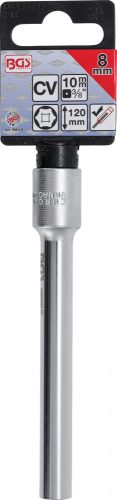 BGS technic Nástrčná hlavica šesťhranná, extra predĺžená | 10 mm (3/8") | 8 mm (BGS 9863-8)