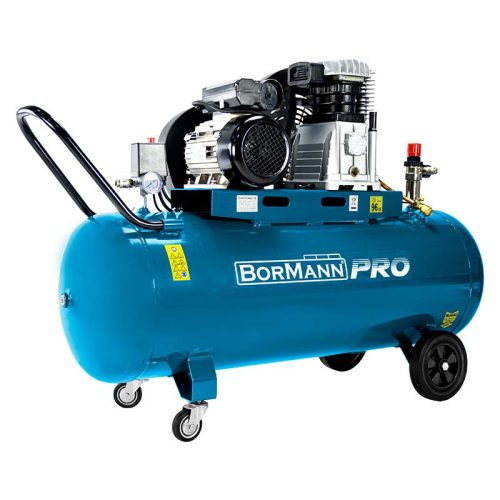 BORMANN Pro Pásový vzduchový kompresor 3HP/150L 418L/min (BAT5070)