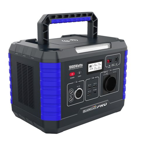 BORMANN Pro Napájacia stanica 1000W, 999Wh/45000mAh, 12V/24V, AC, DC, TYP C, USB-A, Li-Ion (BBC5030)