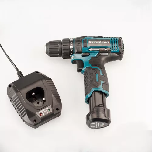 BORMANN Pro AKUMULÁTOROVÝ VŔTAK 12V, Li-Ion, 1x1,3Ah, 25Nm, PRO LINE, S KUFROM (BBP2100)
