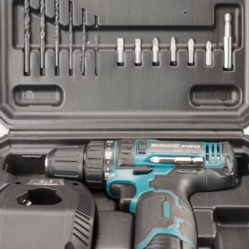 BORMANN Pro AKUMULÁTOROVÝ VŔTAK 12V, Li-Ion, 1x1,3Ah, 25Nm, PRO LINE, S KUFROM (BBP2100)