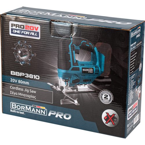BORMANN Pro AKUMULÁTOROVÁ VÝREZOVÁ PÍLA 20V, Li-Ion, REZANIE 80mm, SOLO, PRO (BBP3810)