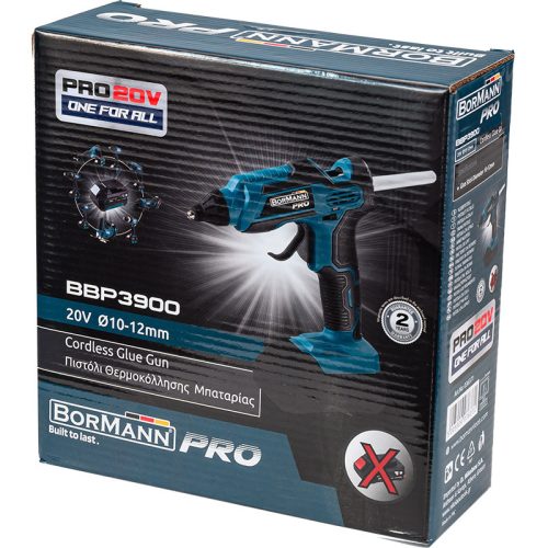 BORMANN Pro LEPIDLOVÁ PISTOĽ 20V, LED, Φ10-12mm, SOLO, PRO (BBP3900)