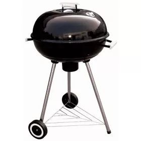   BORMANN ELITE GRIL NA DREVENÉ UHLIE, PRIEMER 57 cm SO ZBERAČOM POPOLA, KOLESÁMI A POLOU (BBQ1160)