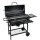 BORMANN ELITE Gril na drevené uhlie 70x35 cm S POKRÝM, BOČNÝM A PREDNÝM STOLOM, TEPLOMEROM A 2 KOLIESKAMI (BBQ1172)