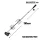 BORMANN ELITE Motorová grilovacia ihla 110 cm pre grily BBQ7051 / BBQ7061 (BBQ1263)