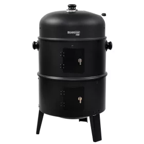   BORMANN ELITE  2-v-1 gril/údiareň na drevené uhlie s kolieskami  (BBQ1970)