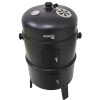 BORMANN ELITE  2-v-1 gril/údiareň na drevené uhlie s kolieskami  (BBQ1970)