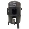 BORMANN ELITE  2-v-1 gril/údiareň na drevené uhlie s kolieskami  (BBQ1970)