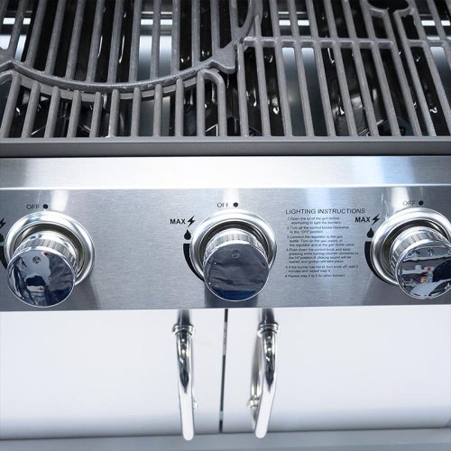 BORMANN ELITE LUXUSNÍ PLYNOVÝ GRIL S 3+1 HOŘÁKY A LITINOVÝM GRILEM (BBQ5040)