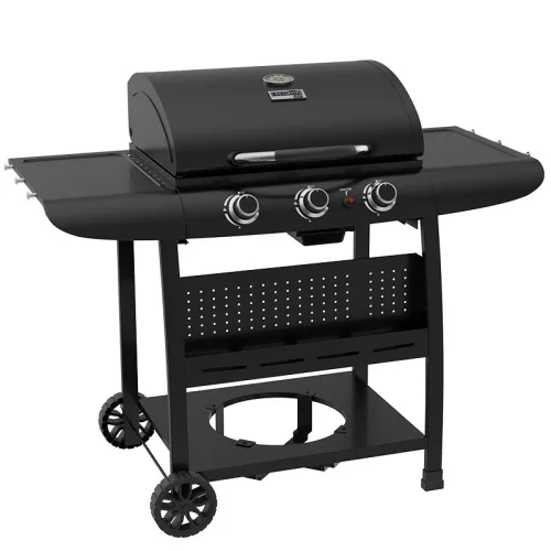 BORMANN ELITE BBQ6030 FORGE záhradný plynový gril s 3 horákmi a liatinovým roštom (BBQ6030)